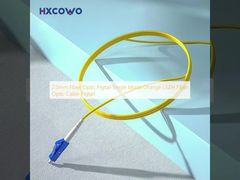 trança alaranjada do cabo de fibra ótica do único modo LSZH da trança da fibra ótica de 2.0mm