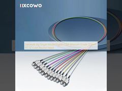 Cabeça redonda do núcleo da trança 1.5M Telecom Grade 0.9mm FC 12 do único modo da rede 4g