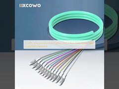 Rede Wifi da trança da fibra ótica da trança OM2 OM3 OM4 da fibra multimodo do LC APC