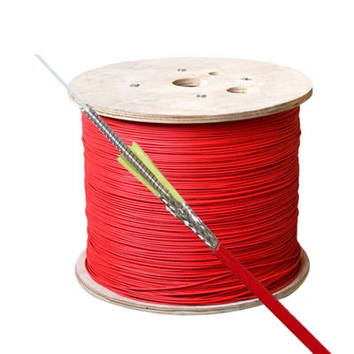 comprar Red Indoor Flame Retardant Jacket DTS Distributed Temperature Sensing Fiber Optic Cable fabricação em linha