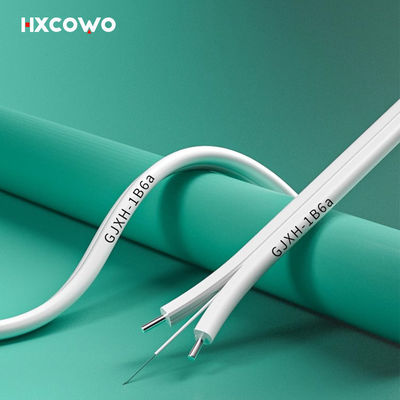 comprar SM G652D G657A GJXH Indoor Optical Fiber Cable With LSZH Jacket 2 Core fabricação em linha