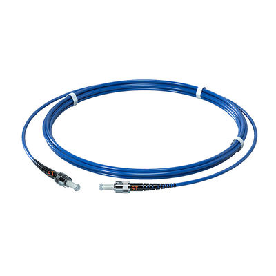 comprar FTTH PVC 3.0MM Single Mode G657A1 3M ST/UPC-ST/UPC Armored Fiber Optic Patch Cord fabricação em linha