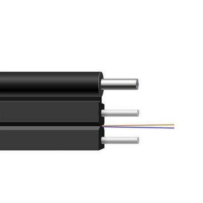comprar G657A 1km FTTH Drop Cable 1 2 4 6 8 12 Core PVC Fiber Optical Cable for Indoor/Outdoor fabricação em linha
