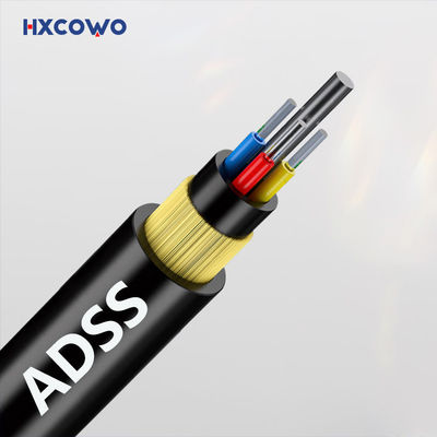 comprar ADSS 80m 100m 120m 200m Span Aerial Fiber Cable G652D G657A1 G657A2 fabricação em linha