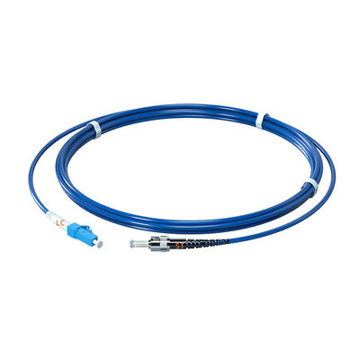 comprar SM LC/UPC to ST/UPC Simplex Armored Fiber Optic Patch Cord Easy and Quick Installation fabricação em linha