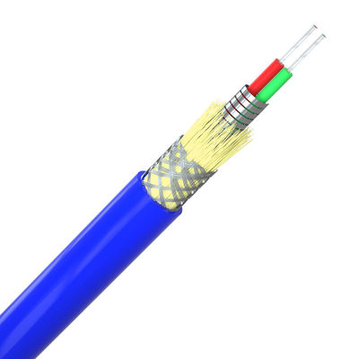 comprar 50/125 Ferro espiral flexível de modo único, cabo de fibra blindado 2-288 núcleo Fabricação em linha