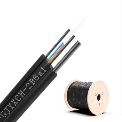 comprar Número de condutores ≥ 10 FTTH 2 Core Fiber Optic Drop Cable 1km GJYXCH com comprimento personalizado Fabricação em linha