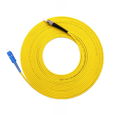 comprar Comprimentos personalizados 1m/2m/3m... 1 HXCOWO SM Simplex Armored Fiber Optic Cable Patch Fabricação em linha