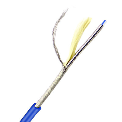 comprar GJFJKV SM / MM Armored Optical Fiber PVC Jacket Fibre Optic Cable Armoured fabricação em linha