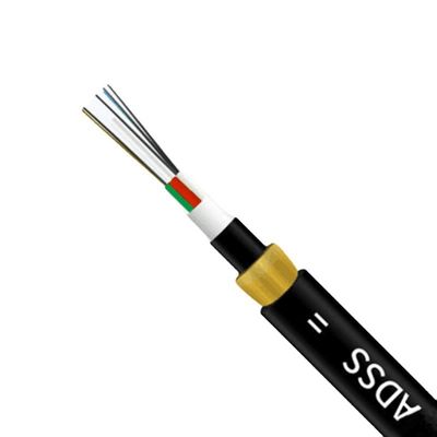 comprar Overhead ADSS Aerial Fiber Optic Cable Single / Double Jacket Leather fabricação em linha