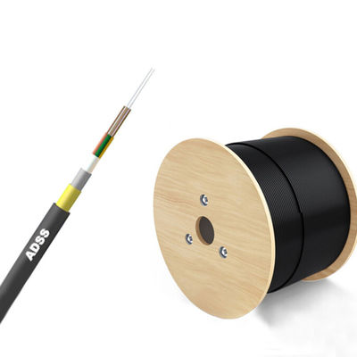 comprar Cable de fibra óptica ADSS preto multi-modo para transmissão de dados de alta velocidade Fabricação em linha