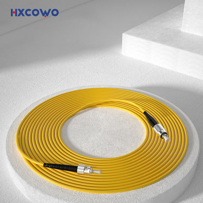 comprar HXCOWO Single Mode 9/125 OS2 FC To ST Simplex OFNR 2.0mm Armored Fiber Optic Cable Patch fabricação em linha