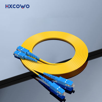 comprar 2 Core SC/UPC-SC/UPC Duplex Multi-Mode Single Mode 9/125 2.0mm 0.5M Fiber Optic Cable Patch fabricação em linha