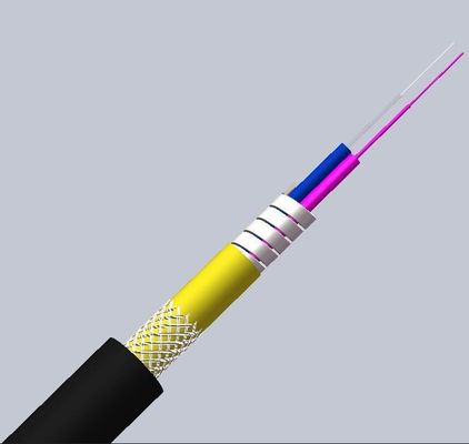 comprar Cabo de fibra ótica blindado monomodo OS2 G652D do revestimento LSZH 5.0mm para redes Fabricação em linha