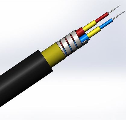 comprar SM LC SC FC CPRI FTTA impermeável Jumper Cabos de fibra óptica blindados 7.0mm 2C 4C Fabricação em linha