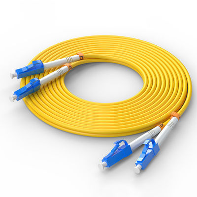 comprar Single Mode LC/UPC-LC/UPC FTTH Duplex Fiber Optic Cable Patch for Customized Colors fabricação em linha