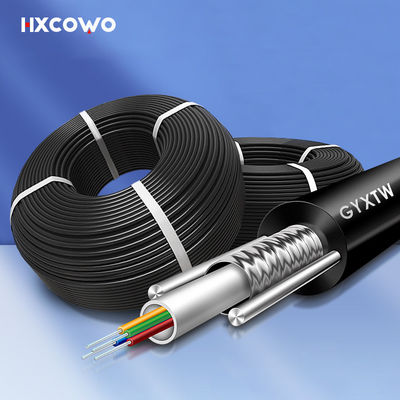 comprar High Speed Armored Single Mode Fiber G657A1 G657A2 Outdoor Armored Fiber Optic Cable fabricação em linha
