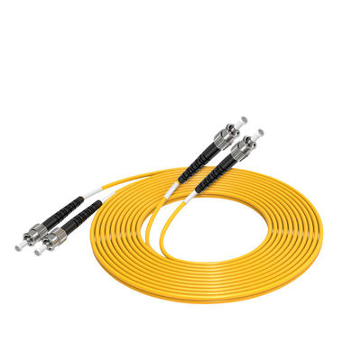 comprar Comprimentos personalizados HXCOWO ST Monomodo 9/125 OS2 Duplex Fibra Óptica Fabricação em linha