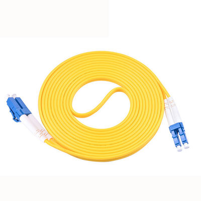 comprar Comprimentos personalizados HXCOWO MM OM1/OM2/OM3/OM4 LC-LC Duplex Multi Mode Fiber Optic Patch Cable fabricação em linha