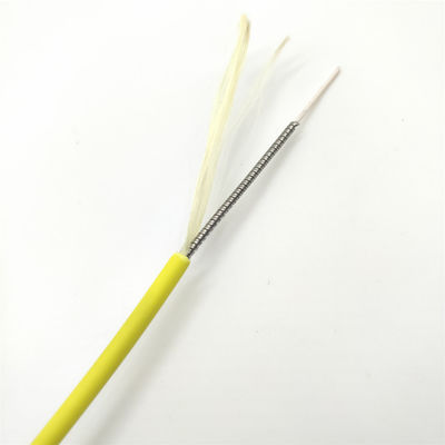 comprar 10D Bending Radius Direct Indoor Spiral Steel Armored Optical Cable 1-12 Core 1km fabricação em linha