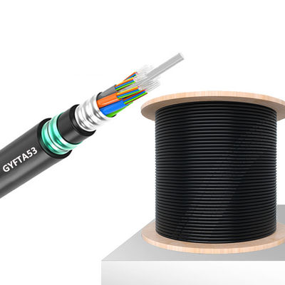 comprar Non Metallic Outdoor Armored Fiber Optic Cable GYFTA53 Custom Length fabricação em linha