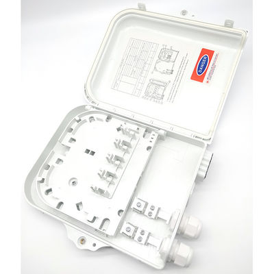 comprar 8 Ports FTTH Terminal Box White Outdoor Corridor PC 8 Core Optic Fiber Distribution Box fabricação em linha