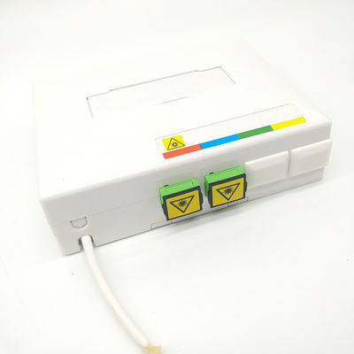 comprar 2 Ports Fiber Optic Terminal Box 10 FTTH Access Indoor Fiber Termination Box fabricação em linha