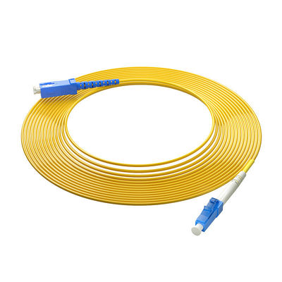 comprar HXCOWO Fornecer Fibra Óptica Patch Cord SC/UPC-LC/UPC SM SX 3.0mm LSZH para o seu requisito Fabricação em linha