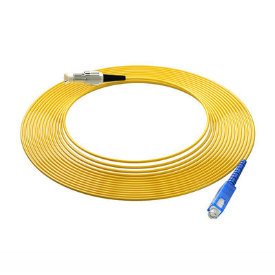comprar HXCOWO OM3 SC FC LC ST 850nm/1310nm/1550nm Simplex Multi Mode Fiber Optic Cable Patch fabricação em linha
