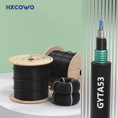comprar Double Jacket Direct Burial Fiber Cable GYTA53 Outdoor Fiber Optic Cable fabricação em linha