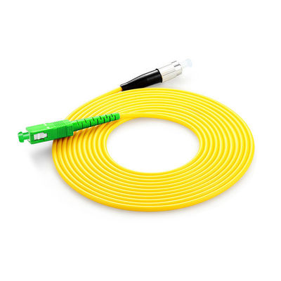 comprar PVC LSZH Fiber Optic Cable Patch SC FC LC ST Connector Type HXCOWO G652D G657A APC UPC fabricação em linha
