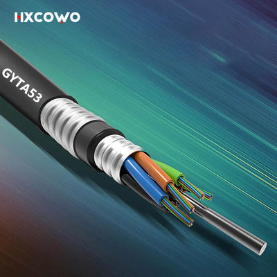 comprar Cabos de fibra óptica de chapéu de HDPE blindados Cabos de fibra óptica classificados RoHS para exterior Fabricação em linha