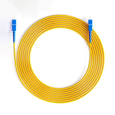 comprar Wiegand Network PVC Jacket SC/UPC Single Mode Simplex Armored Fiber Optic Cable Patch fabricação em linha