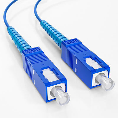 comprar Manutenção programada azul do SC 2,0 milímetros 3,0 milímetros 1M 2M 5M 10M Armored Fiber Patch Cord para rede FTTN Fabricação em linha