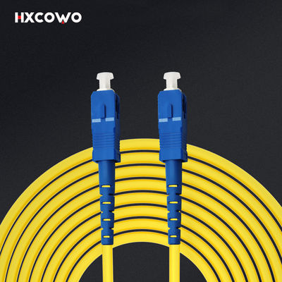 comprar SC UPC APC do cabo blindado G652D G657A1 G657A2 HXCOWO do remendo da fibra ótica de FTTH Fabricação em linha