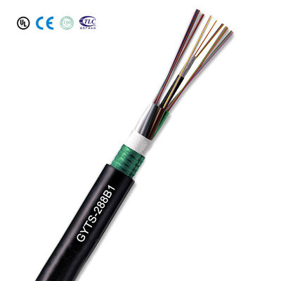 comprar G655 GYTS Optical Fiber Armored Cable With PE Jacket Outdoor Armored Cable fabricação em linha