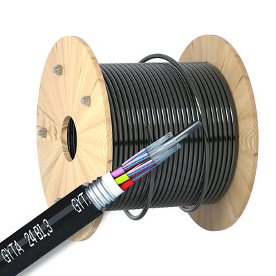 comprar Revestimento blindado exterior personalizado do HDPE do PE do PVC LSZH LSOH do único modo do cabo de fibra ótica Fabricação em linha