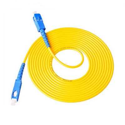 comprar G652D/G657A1/G657A2/OM1/OM2/OM3/OM4 Patchcord de fibra óptica com conector SC-SC Fabricação em linha