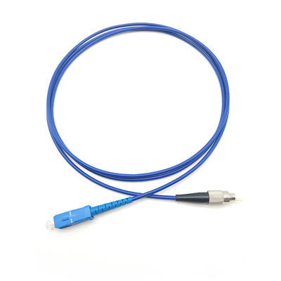 comprar Blue SS Single Mode Fiber Patch Cord G625D Pre Terminated Fiber Cable fabricação em linha