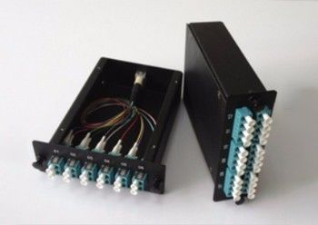comprar Black Fiber Patch Panel 24 Port MTP MPO Module Fiber Optic Patch Panel fabricação em linha