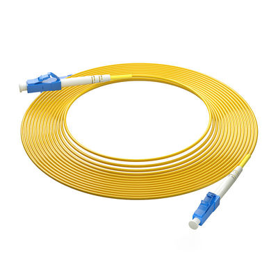 Customized Lengths LC-LC APC/UPC Single Mode Simplex Armored Fiber Optic Cable Patch