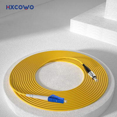LC FC Single Mode Simplex UPC/APC 0.9/2/3 MM Armored Fiber Optic Patch Cord PVC LSZH
