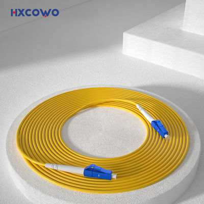 HXCOWO FTTH Simplex Armored Fiber Optic Patch Cable LC APC UPC G652D/G657A1 SM Jumper