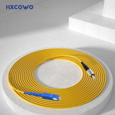 Cordão de Fibra Óptica de Patch Cordão personalizado HXCOWO FTTH SC/FC UPC APC blindado SM MM SX DX Fibra Óptica de Patch Cable