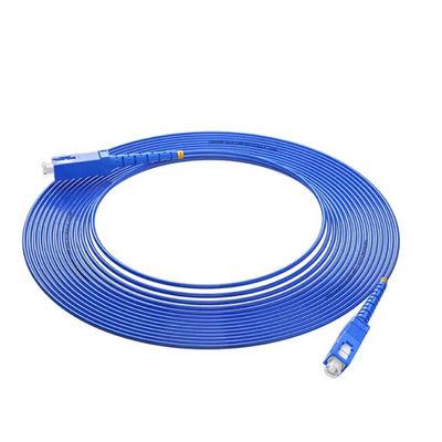 Solução HXCOWO FTTH Flexível Espiral Blindado Fibra Óptica Patch Cable Com Conector SC UPC