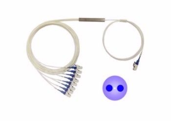 Polarization Maintaining PLC Fiber Optic Splitter 1x16 Optical Splitter