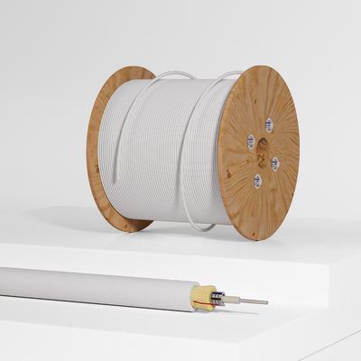 Cabos ópticos blindados de núcleo único e modo único G657A2 LSZH Branco 3,0 mm