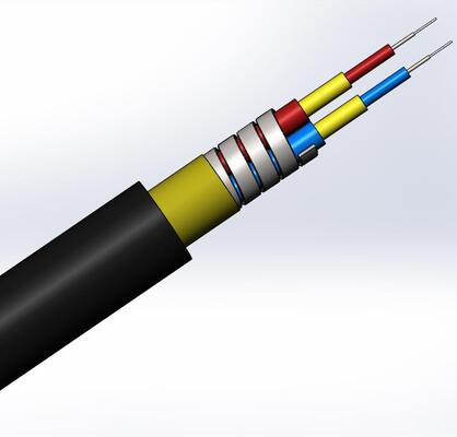 Cabo de Fibra Óptica Blindado à Prova d'Água com Diâmetro de 7.0mm e Garantia de 10 Anos para Jumper FTTA Patchcord Externo